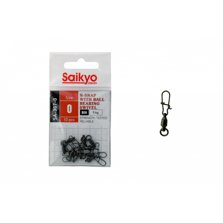 Вертлюг с застежкой Saikyo SA-307